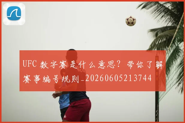 UFC 数字赛是什么意思？带你了解赛事编号规则_20260605213744